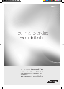 Mode d’emploi Samsung SMH8187BG Micro-onde