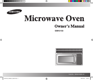 Manual Samsung SMH3150WF Microwave