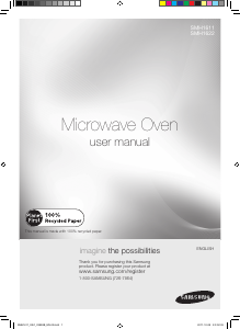 Manual Samsung SMH1611SE/XAC Microwave