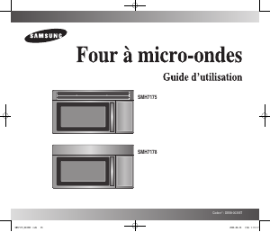 Mode d’emploi Samsung SMH7175WF Micro-onde