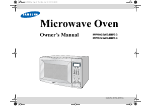 Handleiding Samsung MW1025WB Magnetron