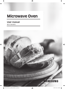 Manual Samsung MC17J8100CS/AA Microwave