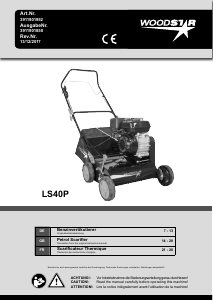 Mode d’emploi Scheppach LS40P Scarificateur