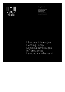 Manuale Weelko 1003 Lampada a raggi infrarossi