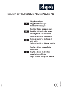 Manual Scheppach kw7 Table Saw