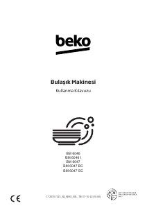 Kullanım kılavuzu BEKO BM 6046 I Bulaşık makinesi