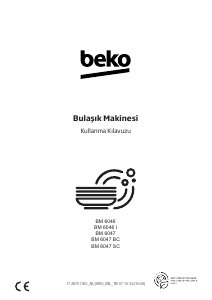 Kullanım kılavuzu BEKO BM 6047 SC Bulaşık makinesi