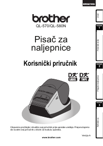 Priručnik Brother QL-570 Pisač naljepnica