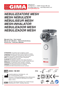 Handleiding GIMA NE-M01 Inhalator