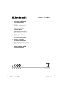 Manuale Einhell TE-CD 12/1 3X-Li Trapano avvitatore