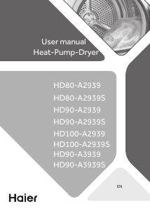 Manual Haier HD90-A2939 Máquina de secar roupa