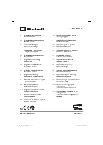 Instrukcja Einhell TC-RS 425 E Szlifierka mimośrodowa