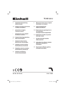 Manual de uso Einhell TC-SD 3.6 Li Atornillador