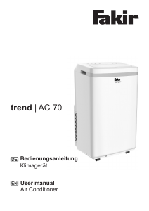 Bedienungsanleitung Fakir AC 70 Trend Klimagerät