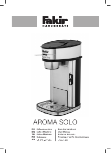 Bedienungsanleitung Fakir Aroma Solo Kaffeemaschine