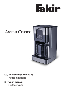 Handleiding Fakir Aroma Grande Koffiezetapparaat