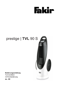 Bedienungsanleitung Fakir TVL 90 Prestige Ventilator