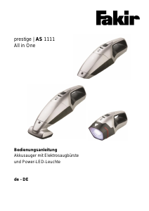 Manual Fakir AS 1111 Prestige Handheld Vacuum