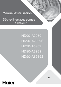 Mode d’emploi Haier HD90-A3959 Sèche-linge