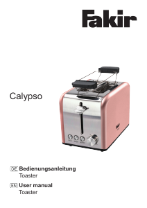Bedienungsanleitung Fakir Calypso Toaster