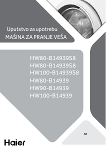 Priručnik Haier HW80-B14939S8 Stroj za pranje rublja