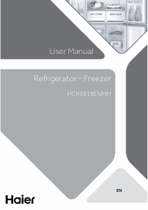 Bedienungsanleitung Haier HCR5919ENMM Kühl-gefrierkombination