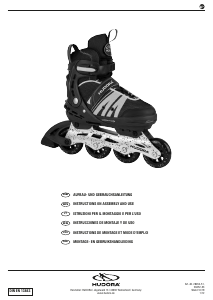 Manual de uso Hudora 28452-53 Patines en línea