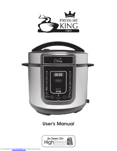 Manual King SC-40S Pressure Cooker