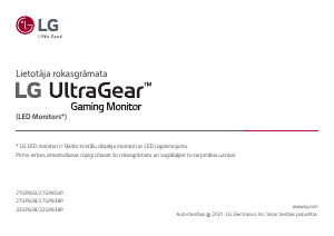 Rokasgrāmata LG 27GP850P-B UltraGear Gaismas diožu monitors
