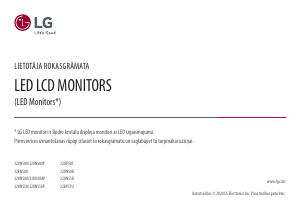 Rokasgrāmata LG 32UN500P-W Gaismas diožu monitors