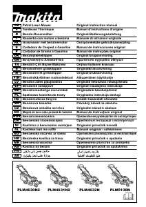 Návod Makita PLM4630N2 Kosačka