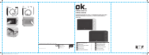 Manual de uso OK OMWG 2025 B Microondas