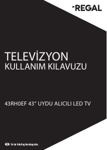 Kullanım kılavuzu Regal 43RH0EF LED televizyon
