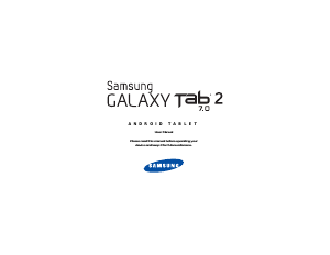 Handleiding Samsung GT-P3113 Galaxy Tab 2 Tablet
