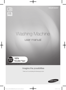 Manual Samsung WA20F9A8DSP/SG Washing Machine