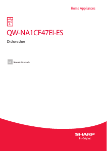Manual de uso Sharp QW-NA1CF47EI-ES Lavavajillas