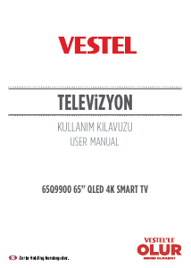 Kullanım kılavuzu Vestel 65Q9900 LED televizyon