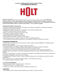 Vadovas Holt HT-HC-003 Plaukų tiesintuvas