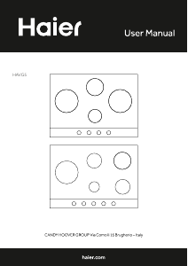 Manuale Haier HAVG5D5S2B Piano cottura