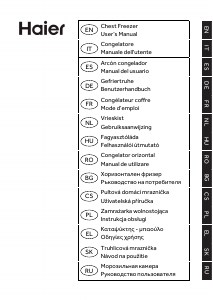 Manual Haier HCE301EUK Freezer