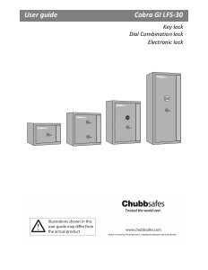 كتيب Chubb Cobra M-20 خزينة