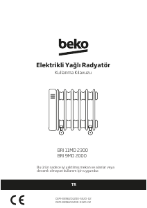 Kullanım kılavuzu BEKO BRI 9D 2300 Isıtıcı