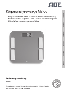 Manuale ADE BA 1807 Malou Bilancia