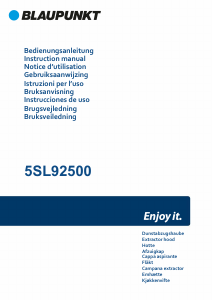 Handleiding Blaupunkt 5SL 92500 Afzuigkap