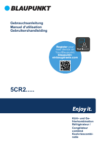 Bedienungsanleitung Blaupunkt 5CR 286FE0 Kühl-gefrierkombination