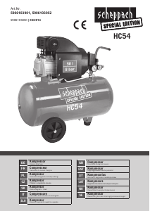 Mode d’emploi Scheppach HC54 Compresseur