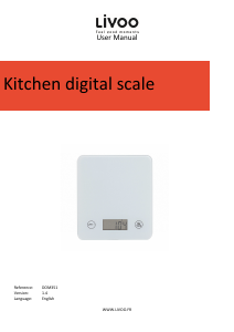 Manual Livoo DOM351BS Kitchen Scale