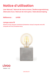 Manual Livoo LH108 Lamp