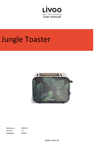 Manual Livoo DOD170FL Toaster