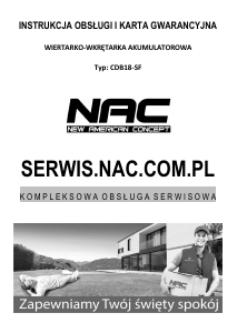 Instrukcja NAC CDB18-SF Wiertarko-wkrętarka